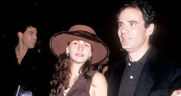 A 1989 picture of Julia Roberts and Alan Greisman.